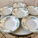 Lot of 6 hollow plates Terre de Fer Saint-Amand late nineteenth