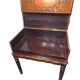 Marquetry silverware cabinet
