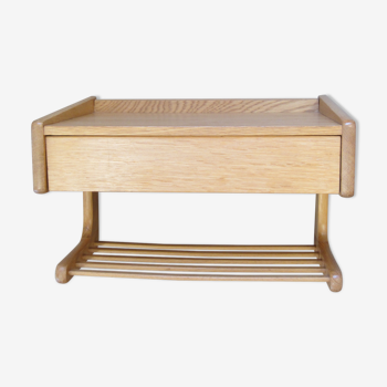 Étagère tablette murale scandinave en chêne