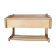 Scandinavian oak wall shelf
