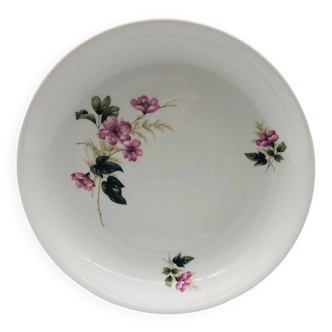 Round Serving Dish in Limoges porcelain, Chastagner