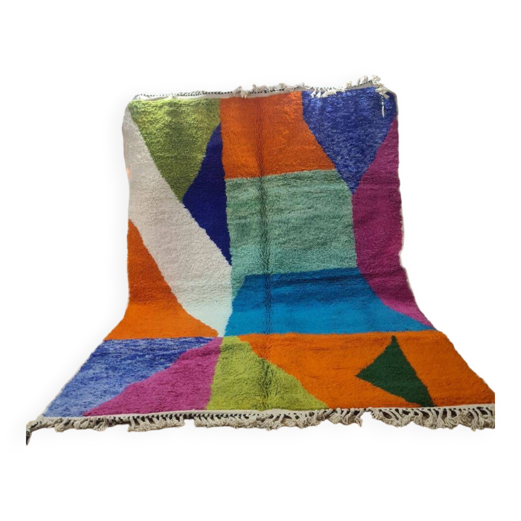 Handmade wool Berber rug 300X200 cm