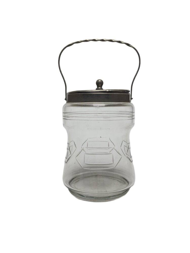 Boîte à biscuits Art Nouveau danoise, années 1890
