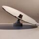 Wall lamp lampshade vintage enamelled sheet metal green and white
