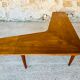 Vintage Scandinavian boomerang coffee table with folding extensions by Samcom, 1960