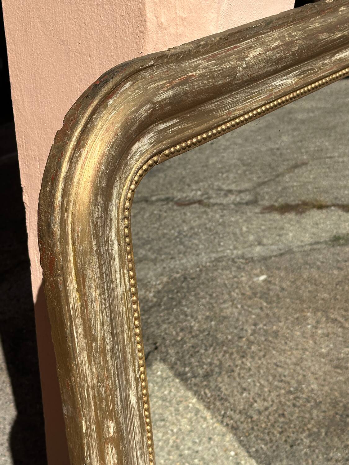 Miroir doré Louis Philippe