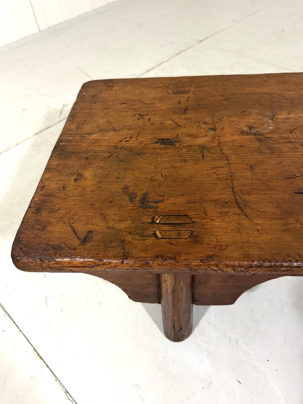 Rustic antique low coffee table side table 1900’s