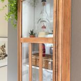 Restored art deco wooden showcase