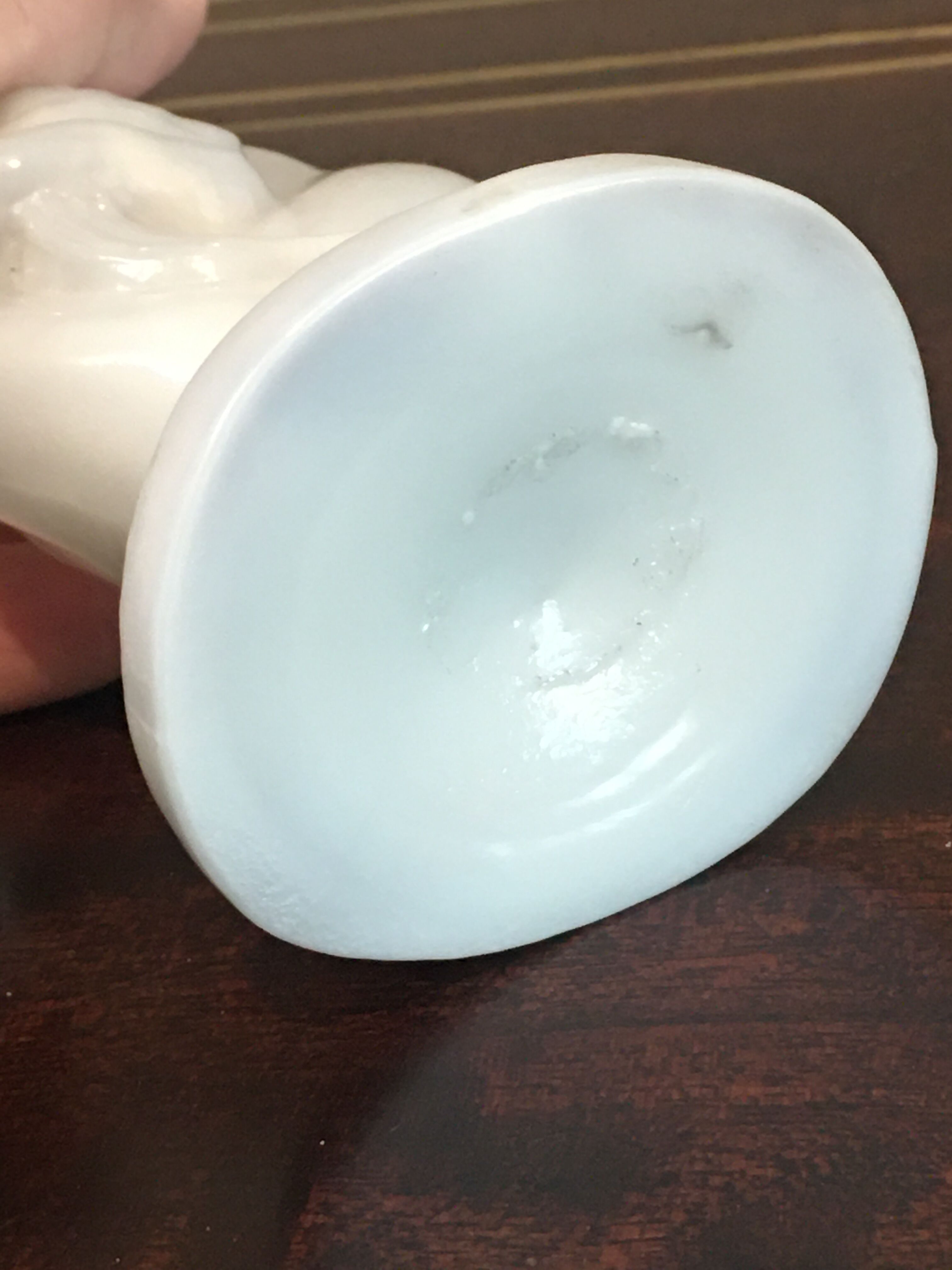 Opaline vase hand corn of plenty