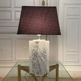 Marble bedside lamp, 1980s