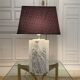 Marble bedside lamp, 1980s