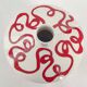 Vase vintage 1950 ceramique rouge italienne 50s retro spaghetti rockabilly