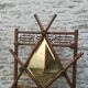 Colonial bamboo coat rack from the 20s/30s