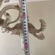 Vintage Venetian chandelier in Murano glass dusted with gold (6 arms)