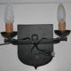 Pair of heraldic coat of lamp for the 60's century