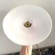 Vintage suspension lamp in white opaline electrified to nine