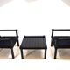 Bofinger set of 2 Farmer lounge chairs with table by Gerd Lange, 1960