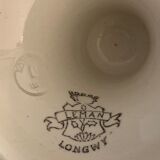 Compotier on Longwy pedestal, Leman model, XXth