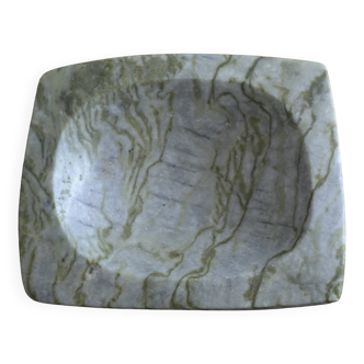 Green marble ashtray