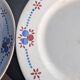 vintage French flat plates vf Paris Pommettes
