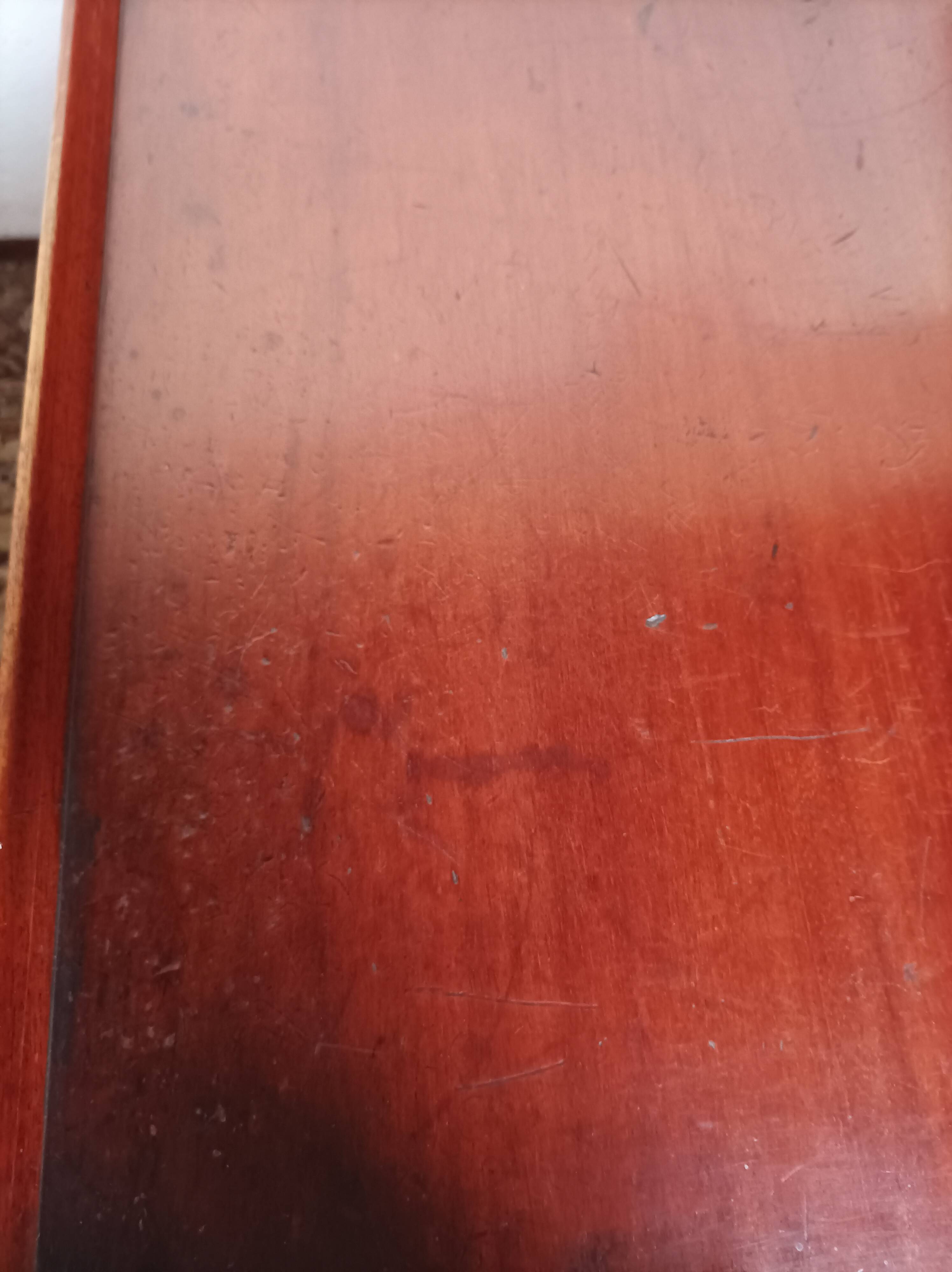 Mahogany entrance cabinet