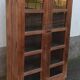 Wooden glass cabinet