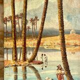 Pair of orientalist paintings signed Hager 1925