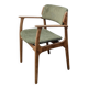 Chair Erik Buch model 49 oak & velvet