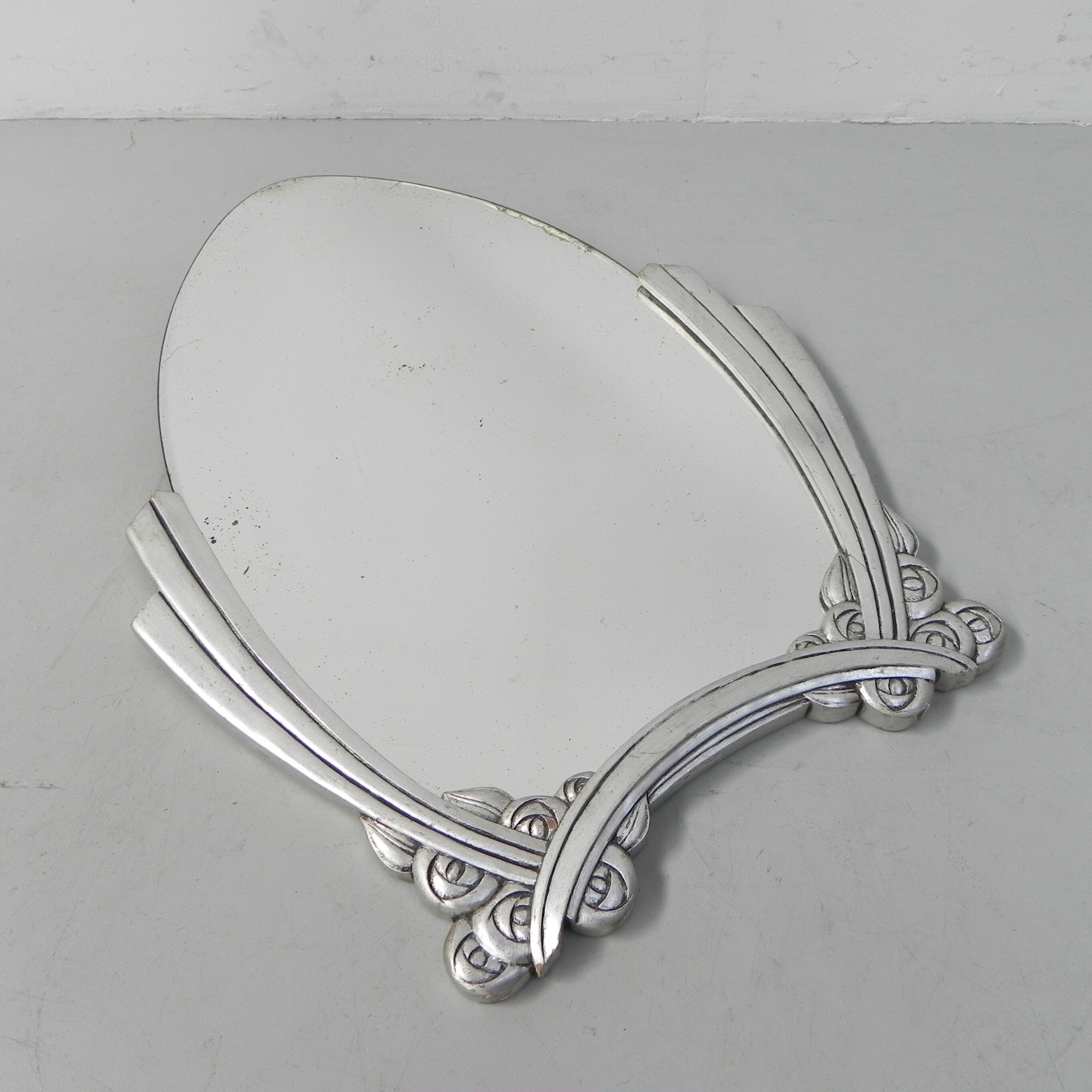 Art Deco mirror in wooden frame