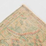 5x9 Soft Vintage Oushak Handmade Area Rug, 145x272 Cm