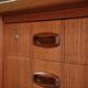 Scandinavian teak desk produced by Samcom Denmark, 1960s