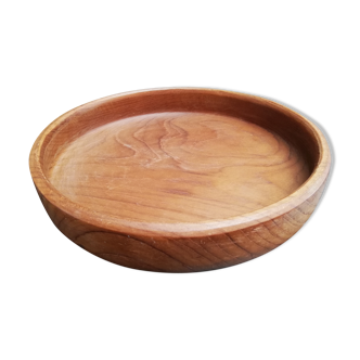 Flat tray fruit teak Scandinavian design olivier