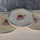 Lot de 6 assiettes plates Digoin Sarreguemines