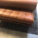 knoll daybed  cuir cognac