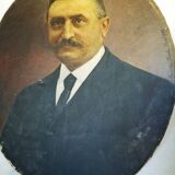 Portrait man, oil on canvas, 1922