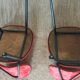 Paire de chaises vinyle années 60