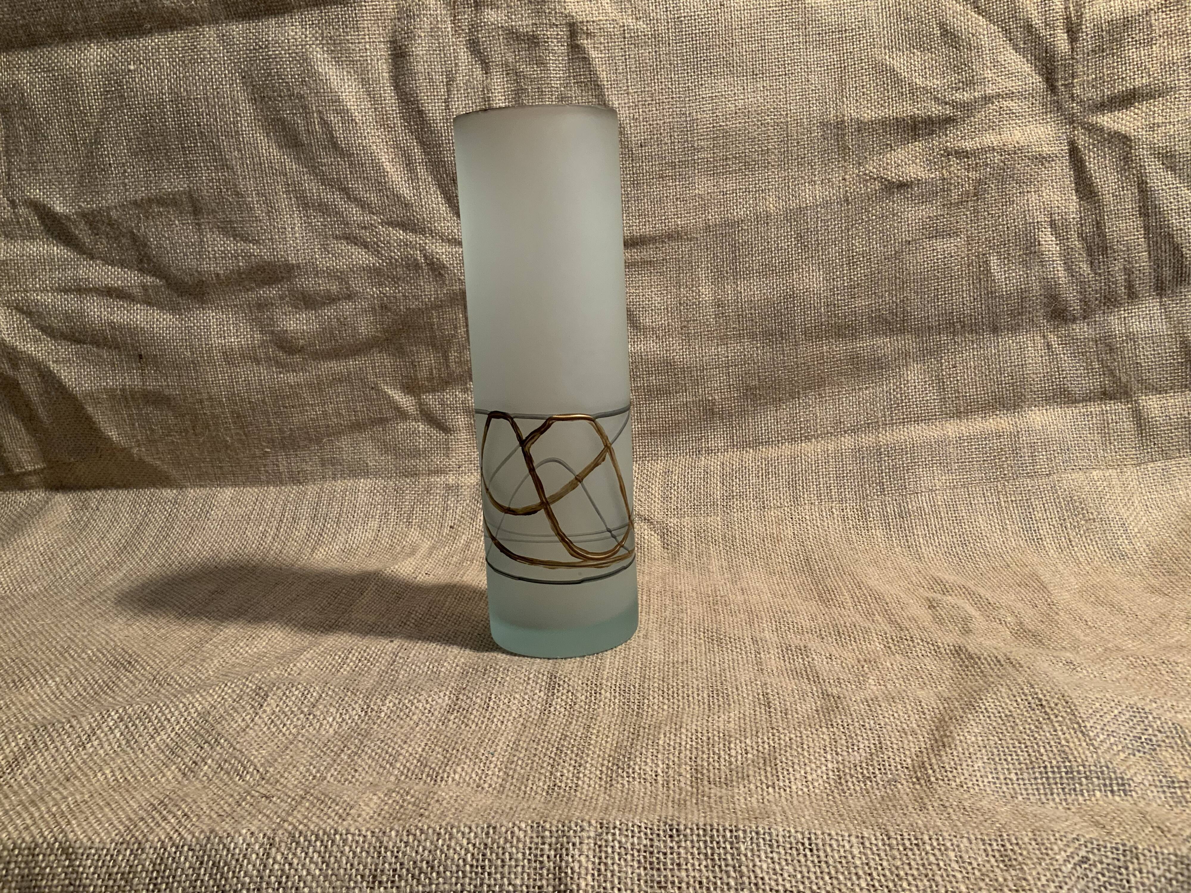Glass paste vase