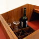 Bar on wheels teak and Rosewood - Denmark 1964