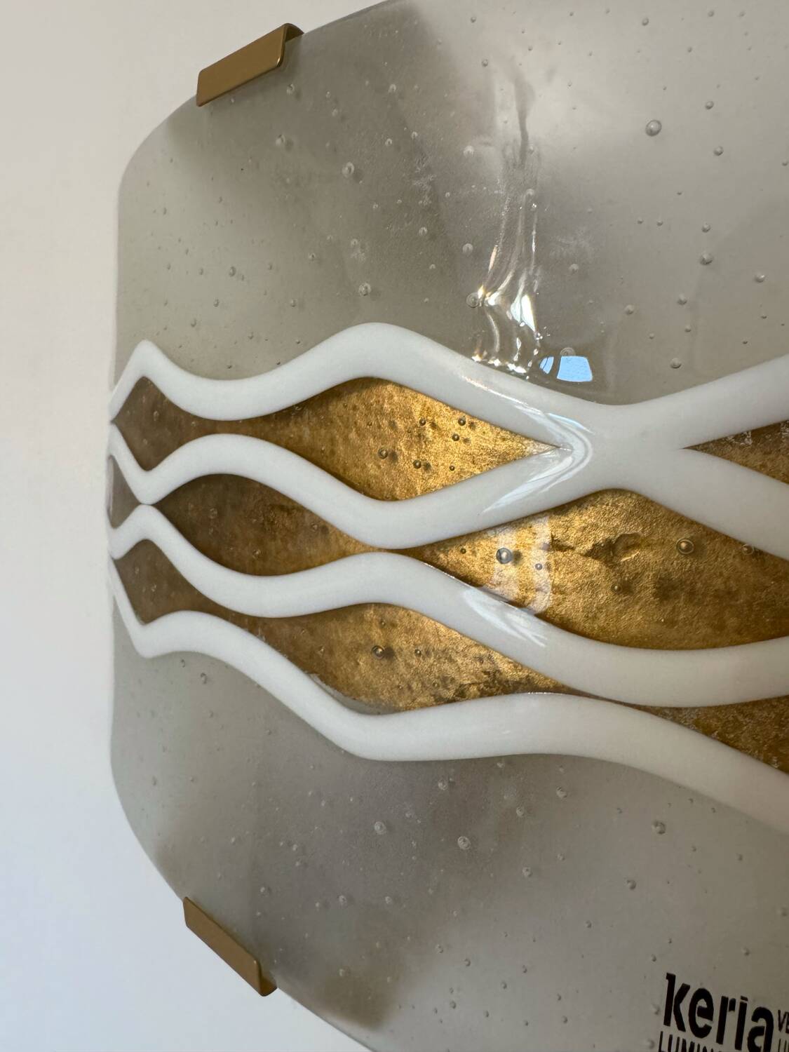 Murano glass wall lamp