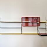 Multicolored wall unit by Tjerk Rijenga for Pilastro, Netherlands, 1960s