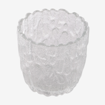 Vintage design glass ice glass ice bucket 1960 finland