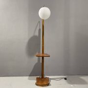 Lampe de sol art déco, années 1930, Tchécoslovaquie