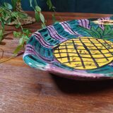 Multicolored pineapple pattern plate