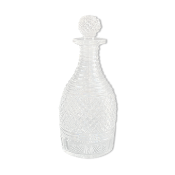 Cristallerie du Creusot carafe restauration cristal soufflé taillé