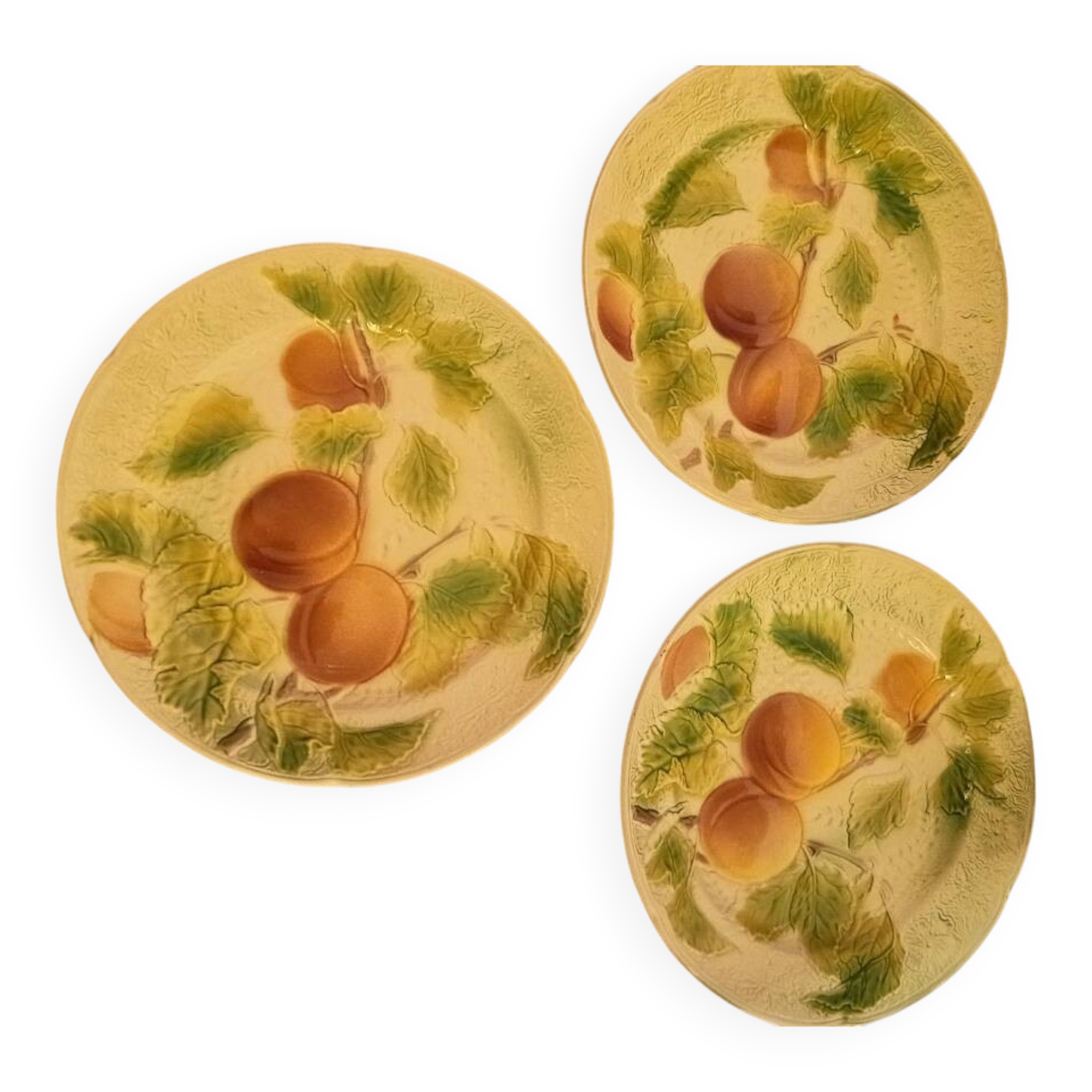 5 St Clément barbotine plates