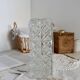 Ceiling light wall lamp minimalist industrial square transparent glass