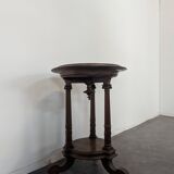 Walnut pot stand table