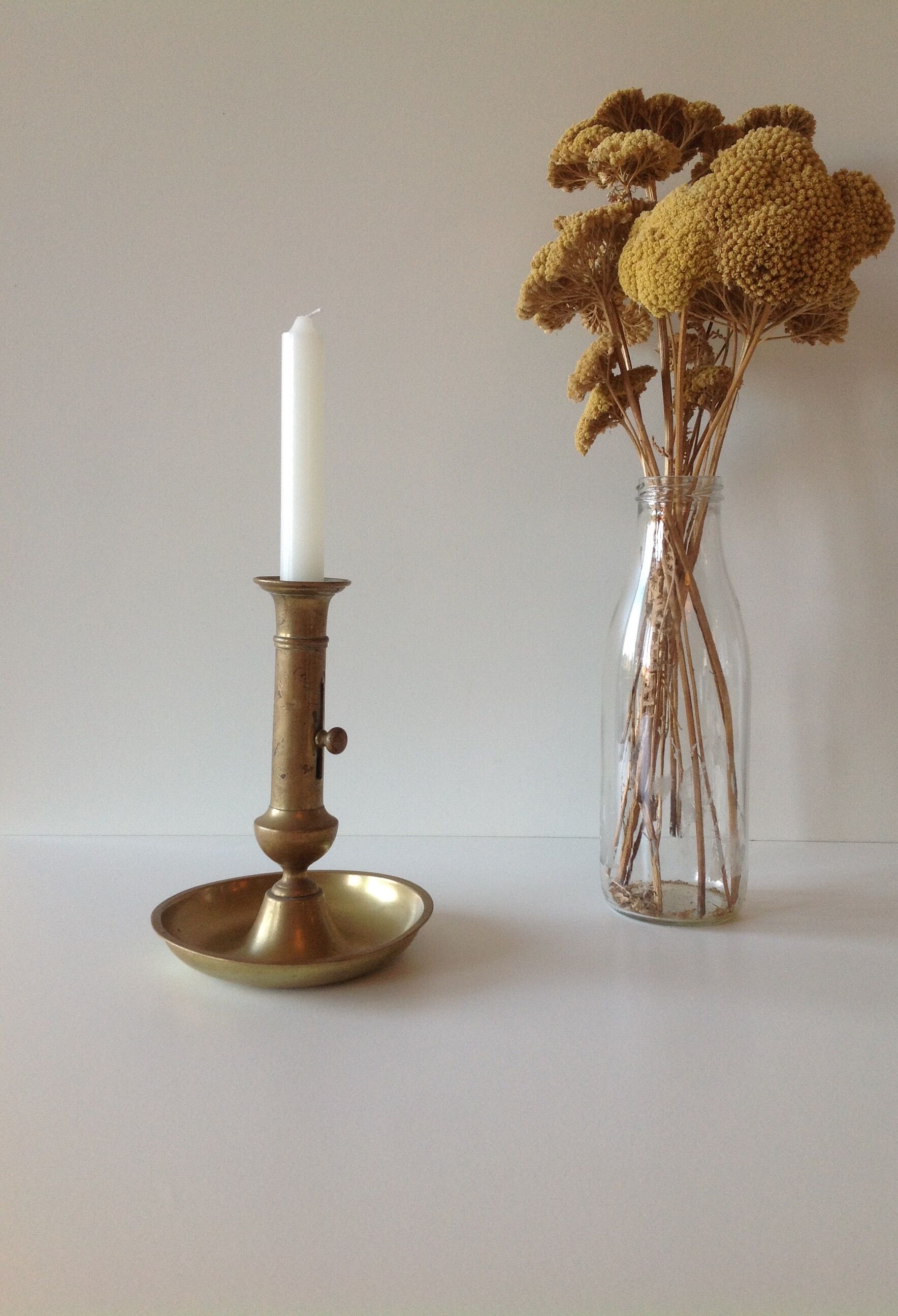 Brass candlestick