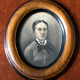 Portrait of a woman - old - in a nineteenth oval frame