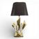 Lampe en laiton et corail de Christian Nowaczyk et Daniel Chassin